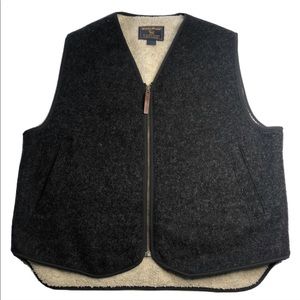Woolrich Wool Blend Sherpa Lined Vest
